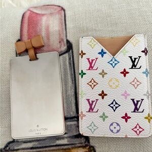 ⭐️COA⭐️LOUiS VUiTTON ETUi Mirror/(can use as card case)~ GORGEOUS! 💯Authentic